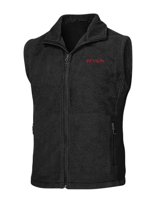 Black Fleece Vest w/Revlon Logo