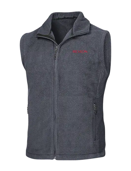 Dark Grey Fleece Vest w/Revlon Logo