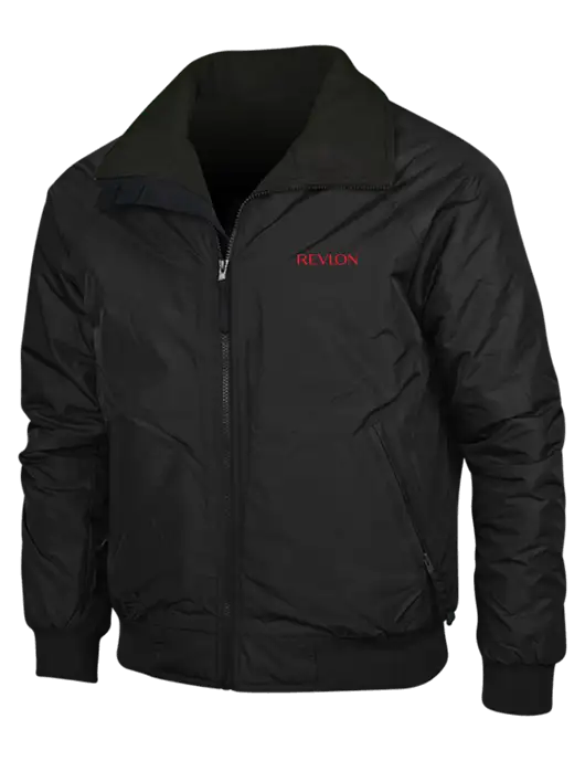 True Black/True Black Classic Challenger Jacket w/Revlon Logo