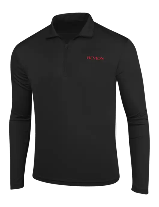 Black PosiCharge Competitor 1/4 Zip Pullover w/Revlon Logo
