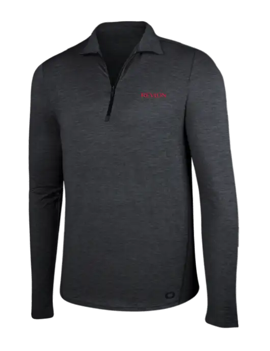 OGIO Blacktop Heather Endurance Force 1/4 Zip w/Revlon Logo