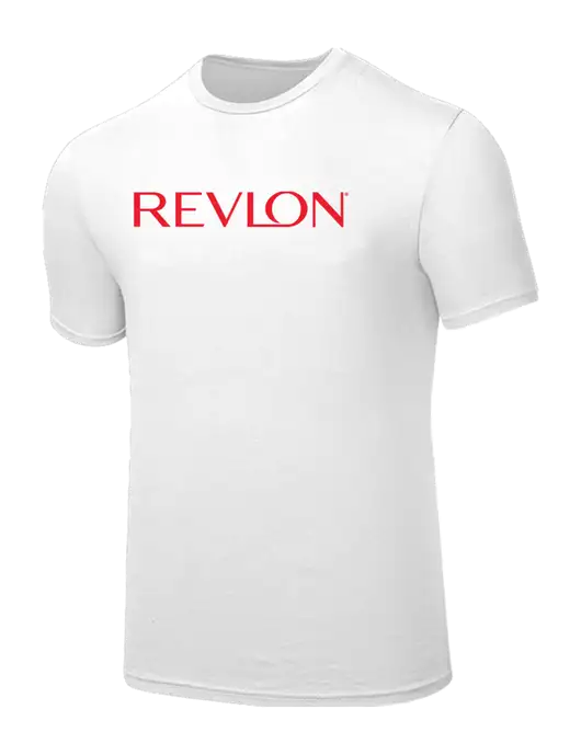 Seriously Soft White T-Shirt w/Revlon Logo