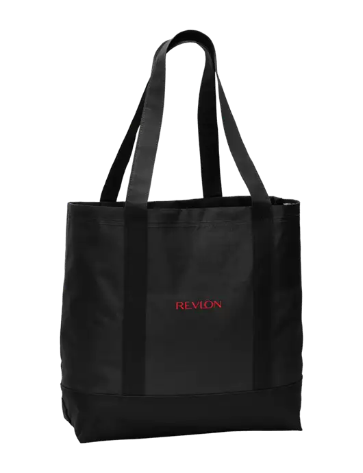 Carryall Black/Black Day Tote w/Revlon Logo