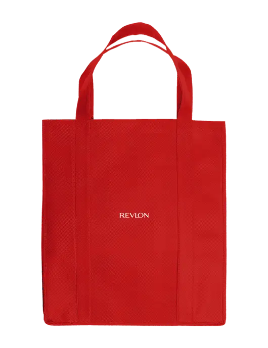 Eco Reusable Jumbo Red Shopping Bag w/Revlon Logo