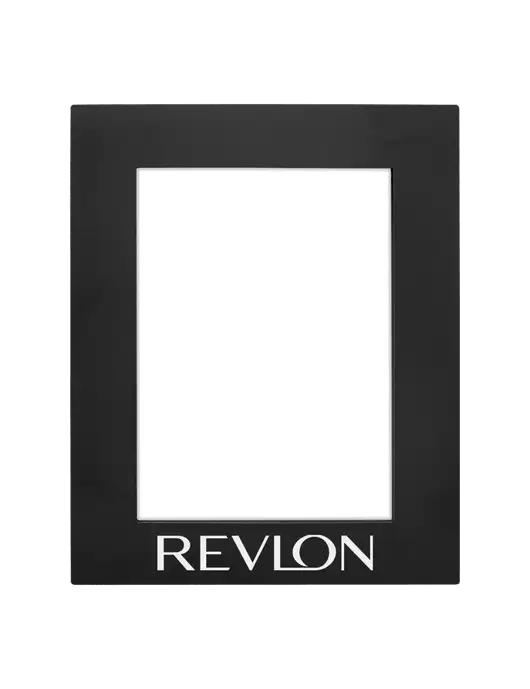 Black Aluminum Photo Frame, 5 x 7 w/Revlon Logo