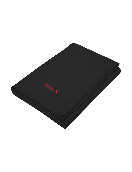 Core Black Fleece Sweatshirt Blanket w/Revlon Logo