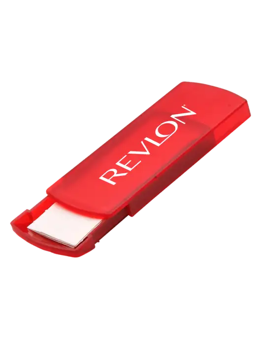 Slide Right Red Bandage Dispenser w/Revlon Logo