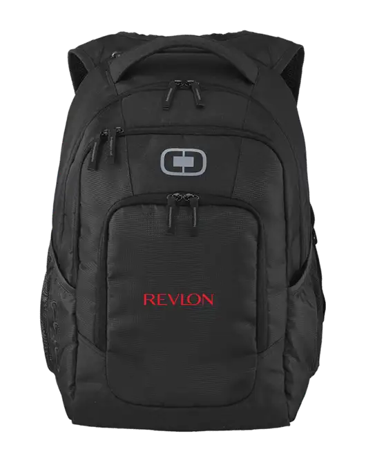 OGIO Black Logan Laptop Backpack
 w/Revlon Logo