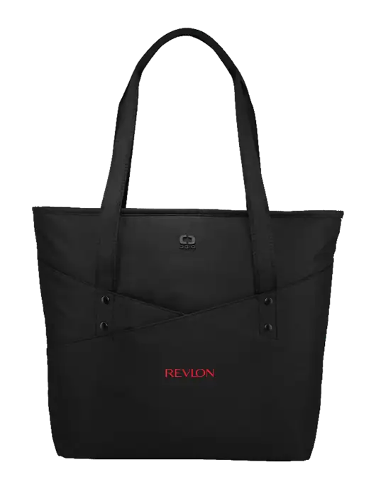 OGIO Black Downtown Tote 
 w/Revlon Logo